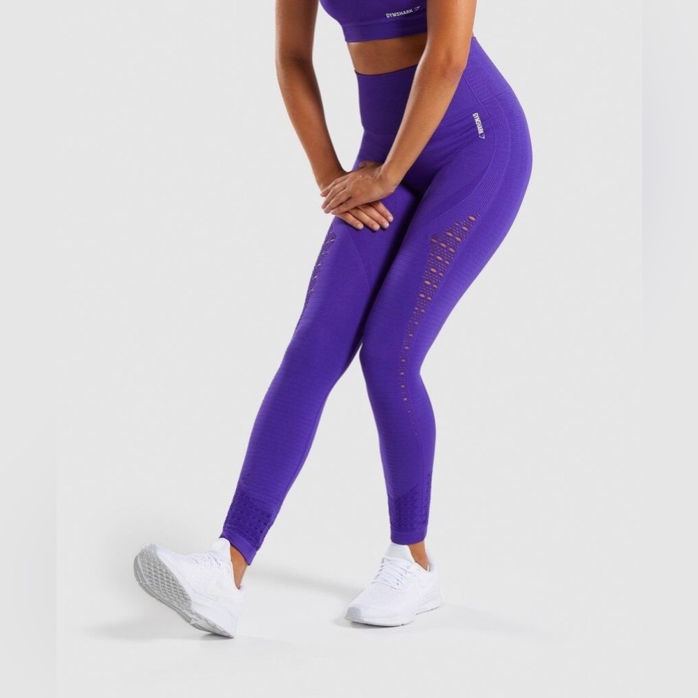 Gymshark “Energy Seamless” Purple Leggings